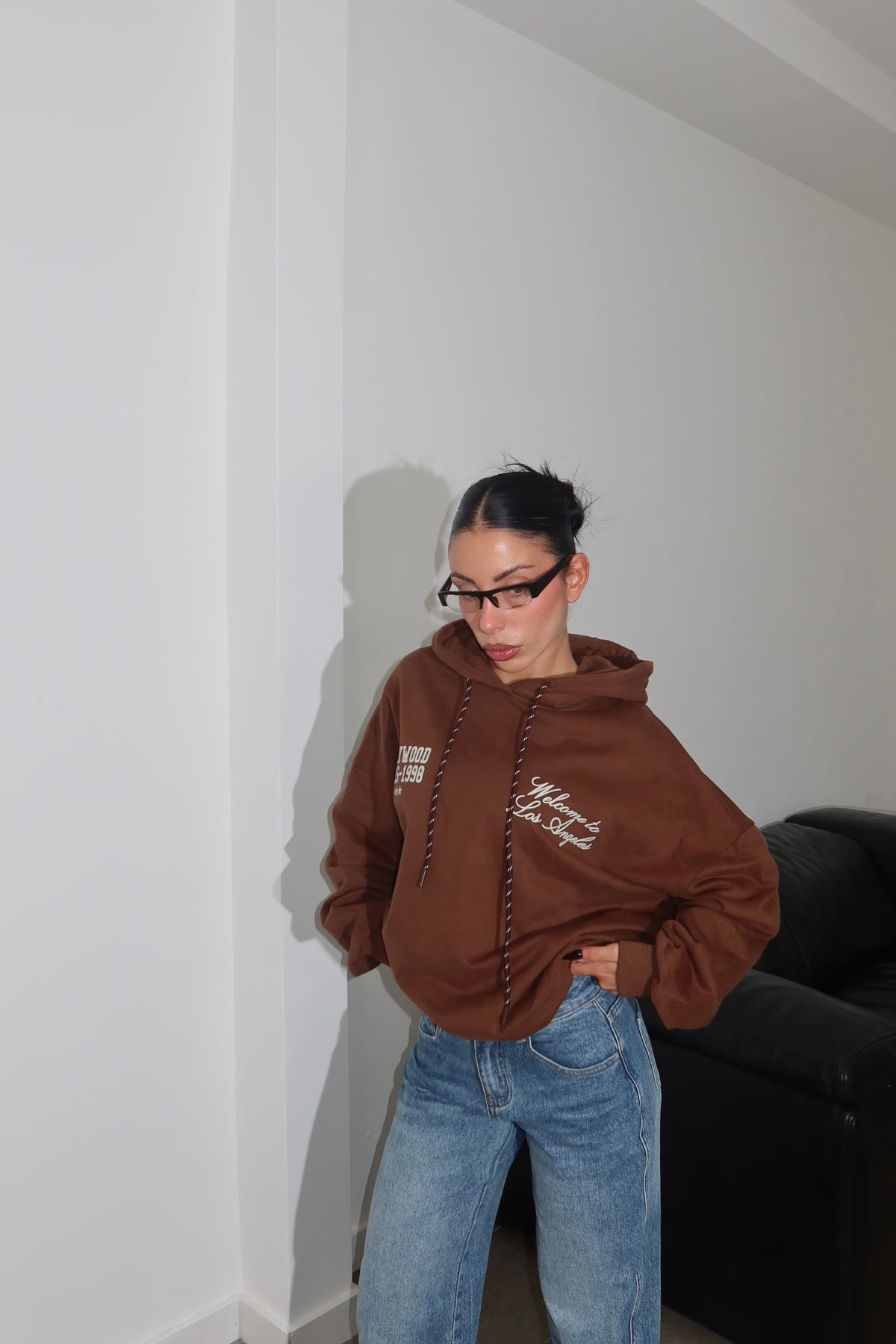 Felpa HOLLYWOOD choco