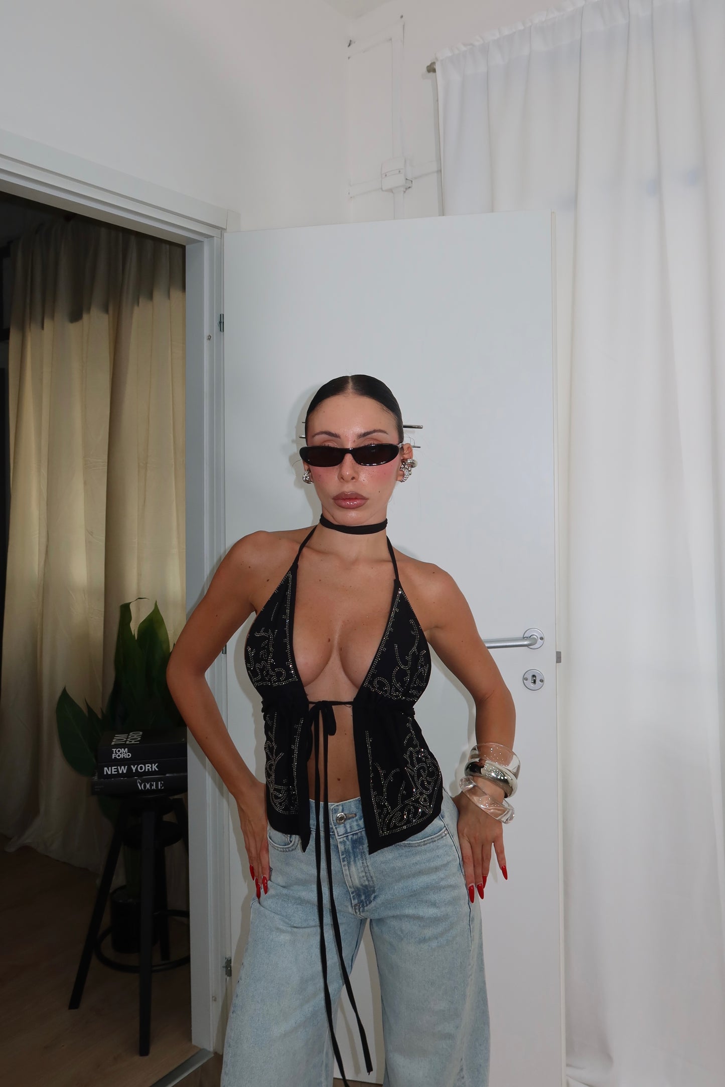 Top COACHELLA nero