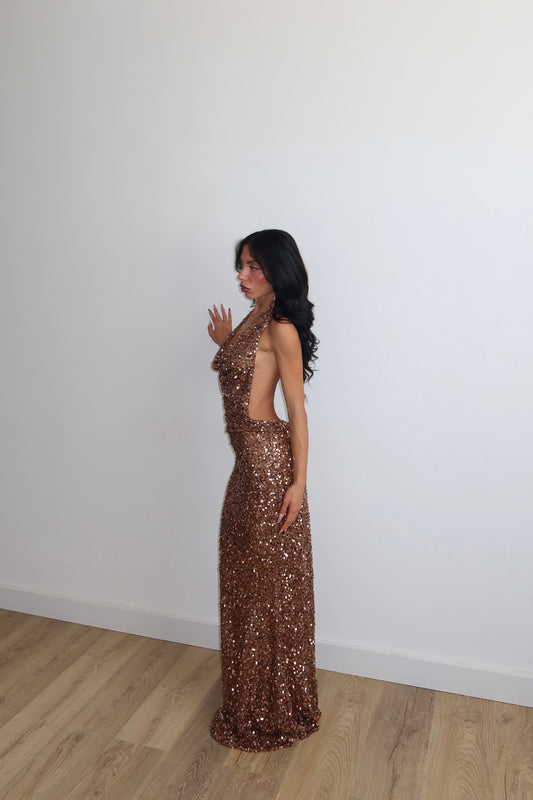 LongDress BOLLYWOOD bronzo