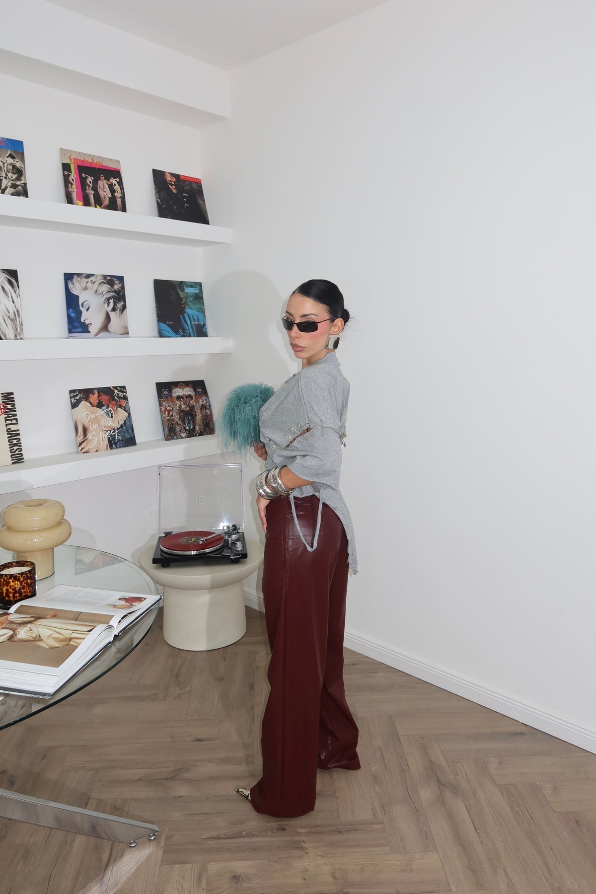 Pants FITTING Bordeaux