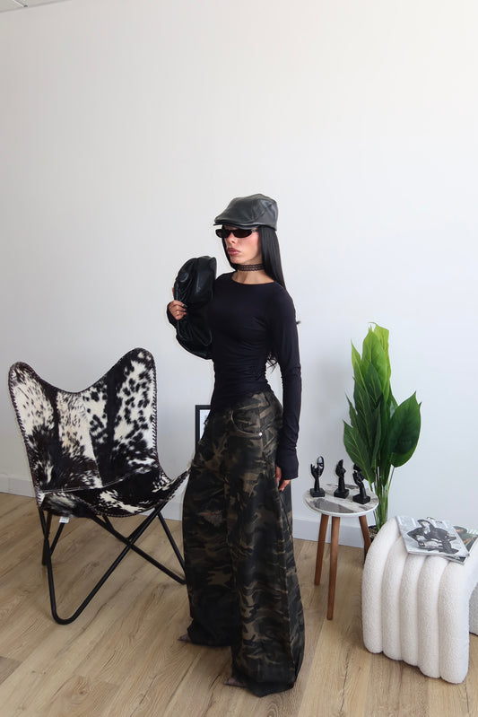 Jeans WORN OUT militare