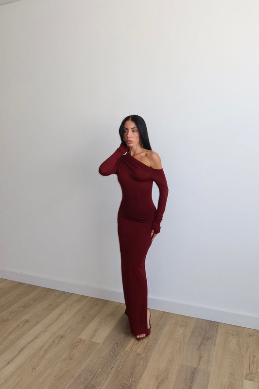 LongDress KIM bordeaux