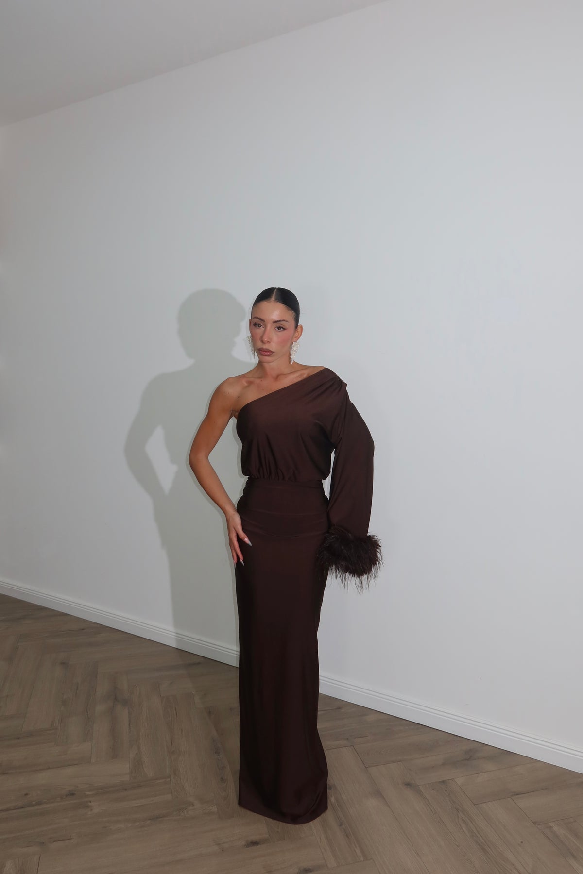 LongDress DIAMANTIQUE choco