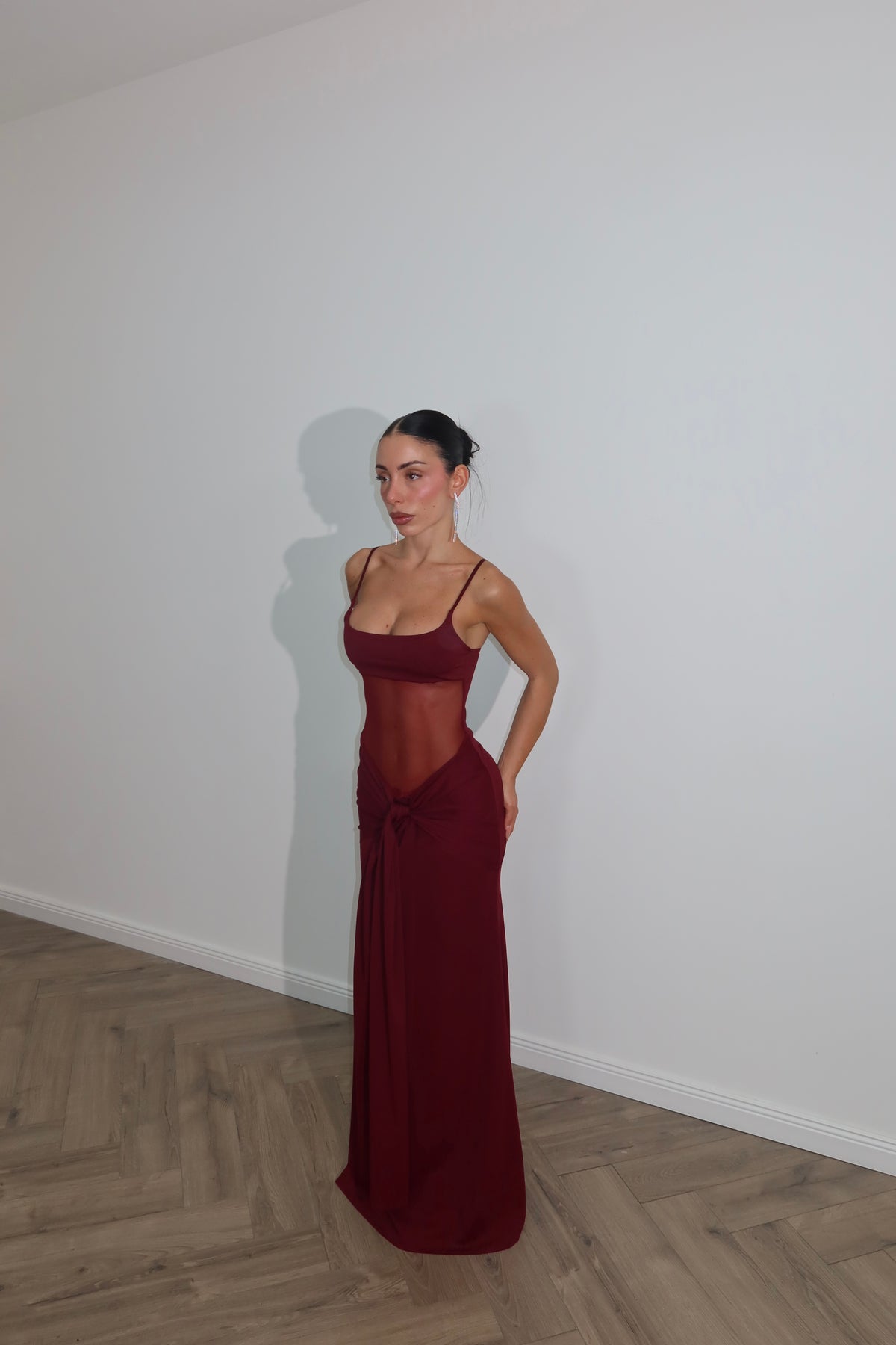 LongDress AMANDA bordeaux
