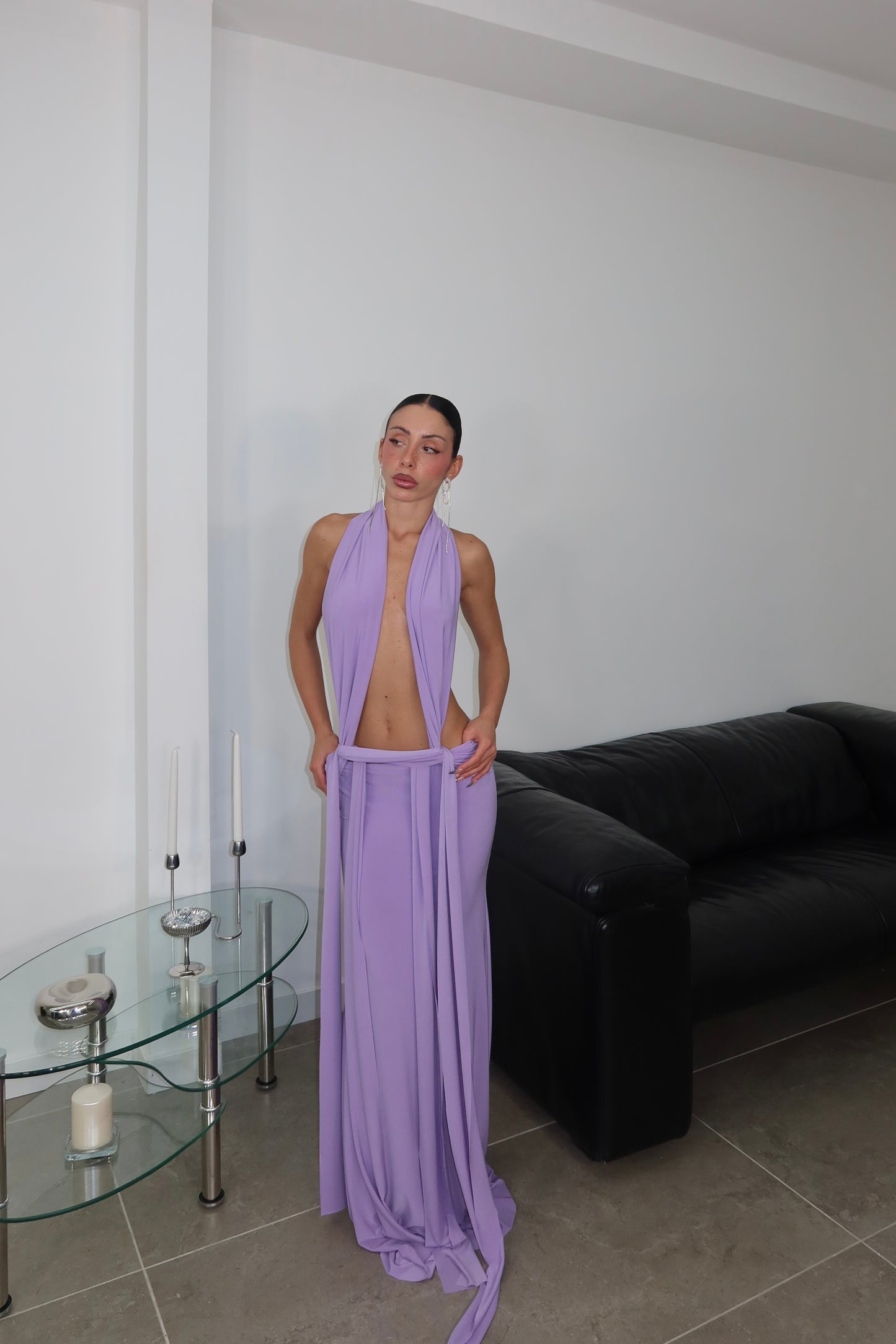 LongDress LOVE lilla