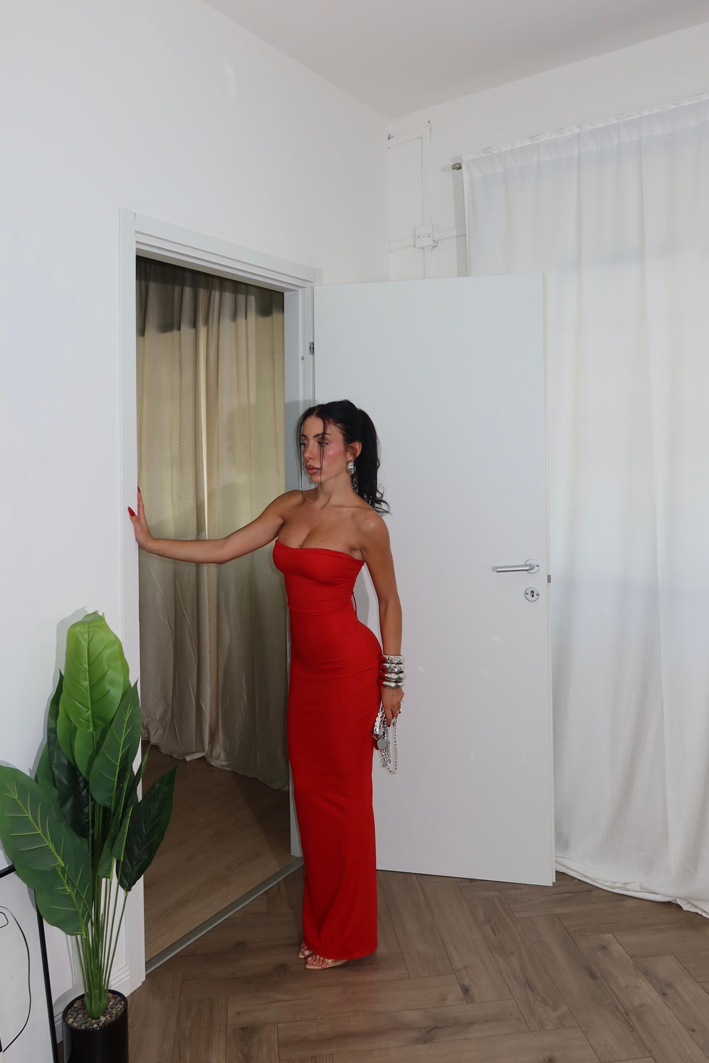 Longdress LENA rosso