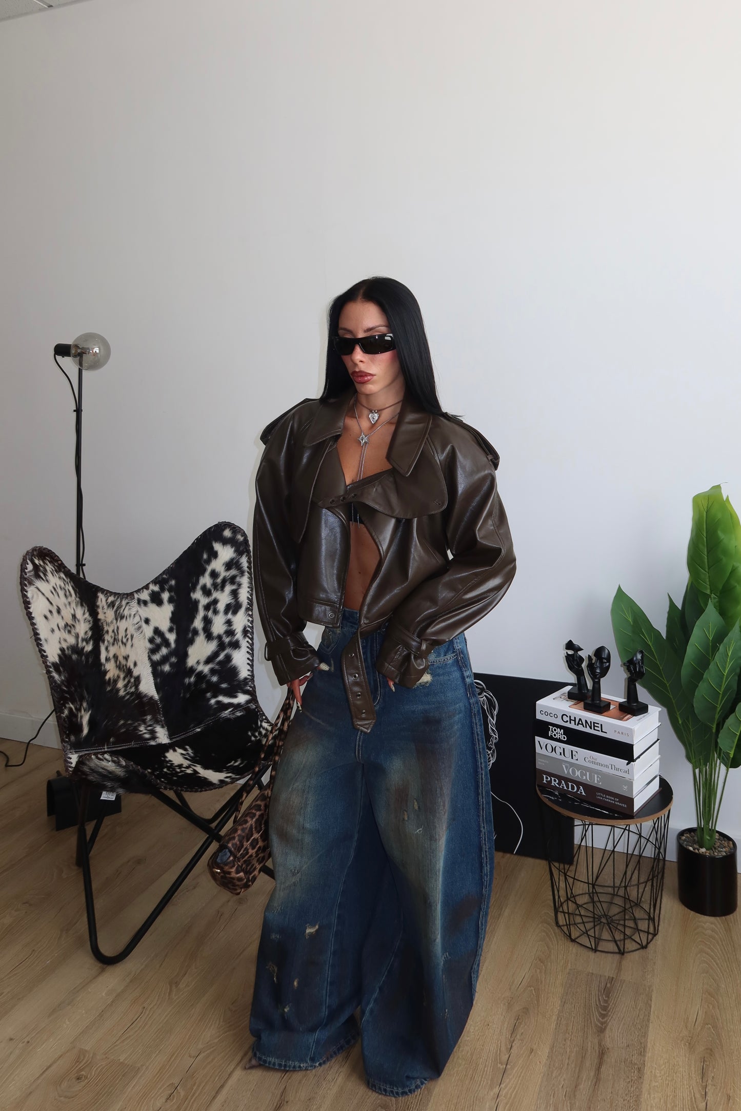 Jacket CROP SILENCE choco