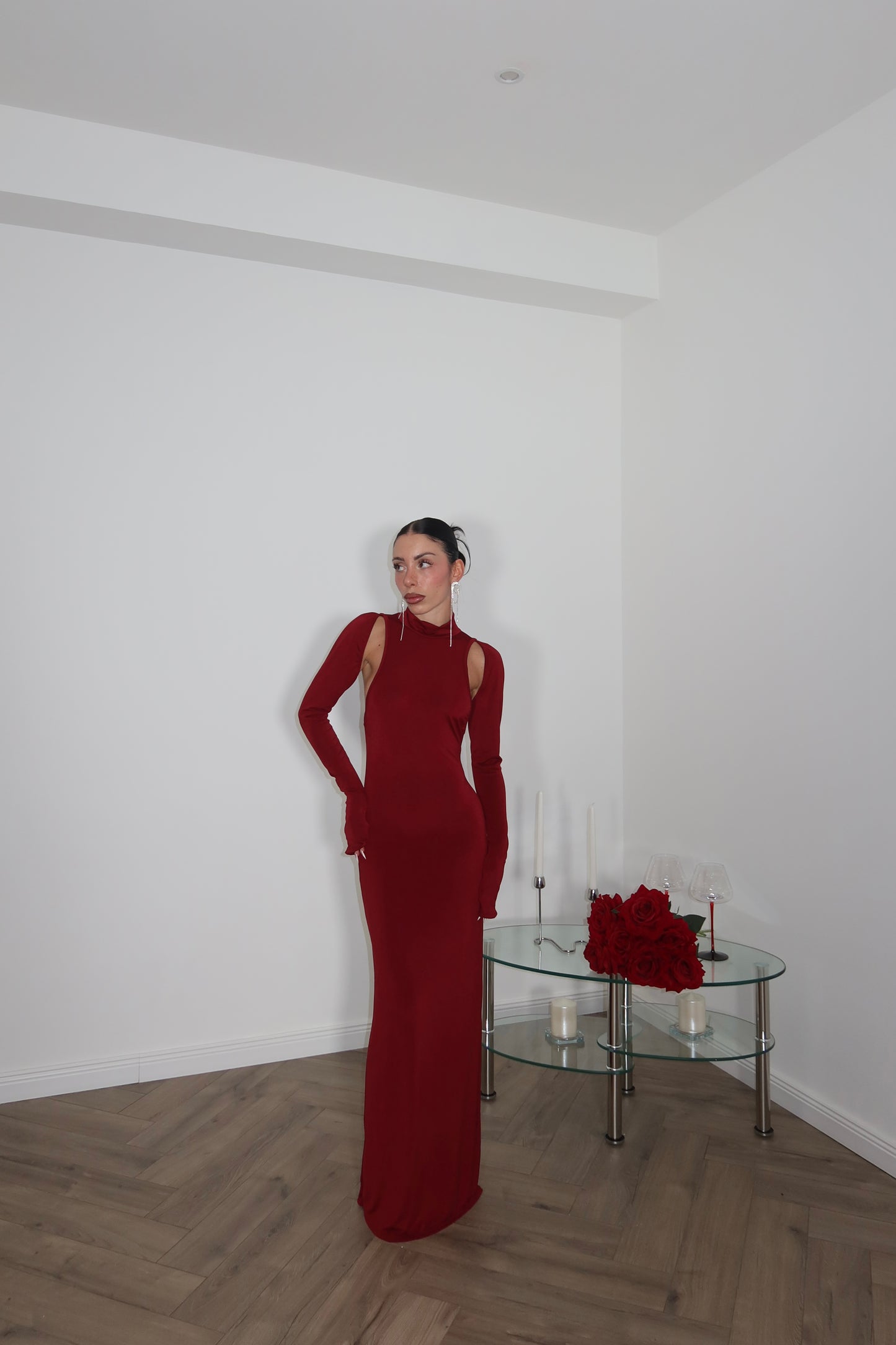 LongDress LEONIDA bordeaux