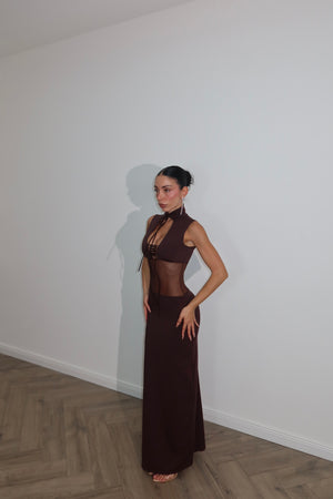LongDress SALLIVAN choco