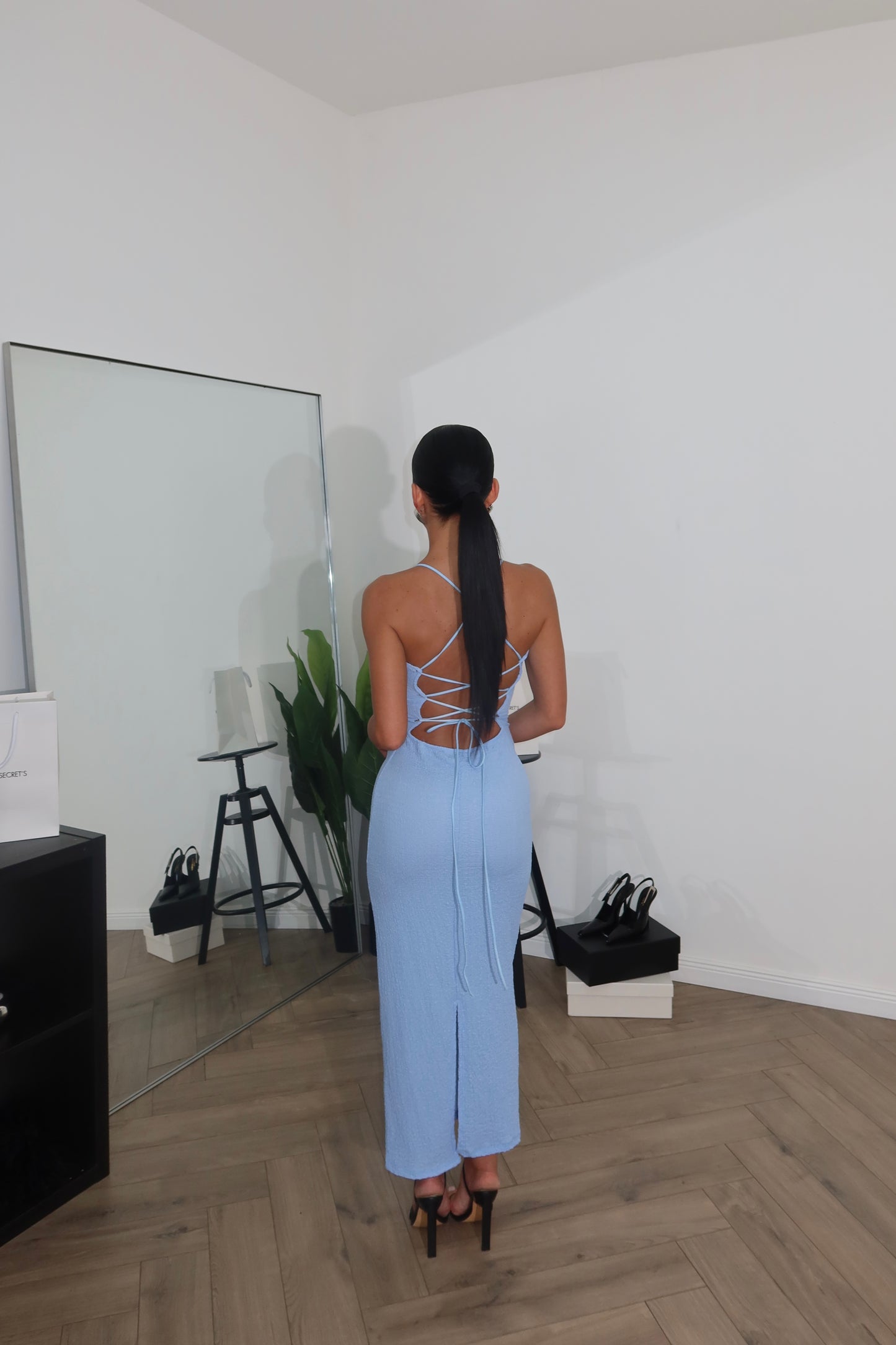 LongDress SPONGE ceruleo