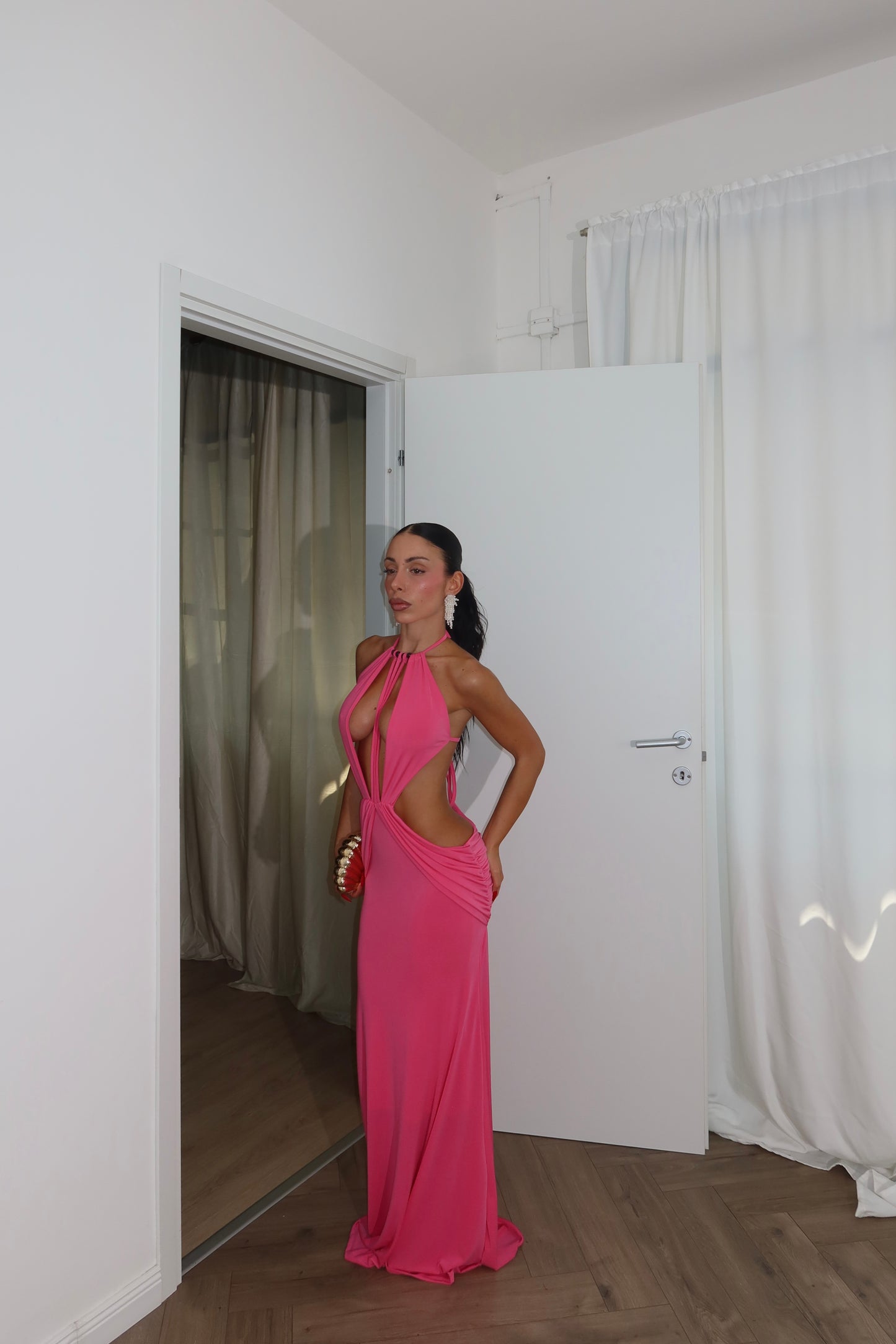 LongDress PUNTA CANA fucsia