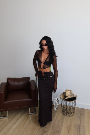 LongDress PERSUASIONE nero