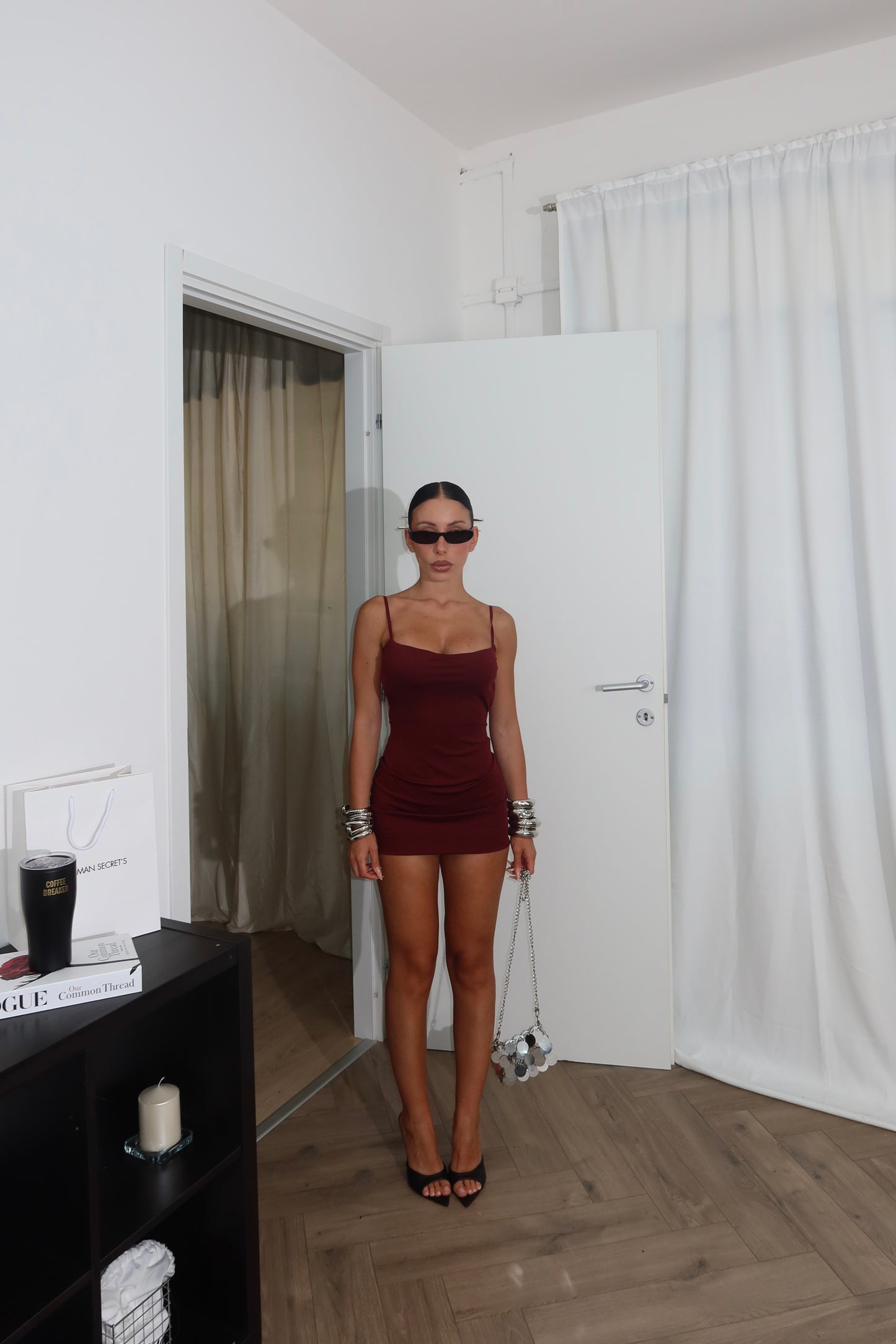 MiniDress MARCELA wine