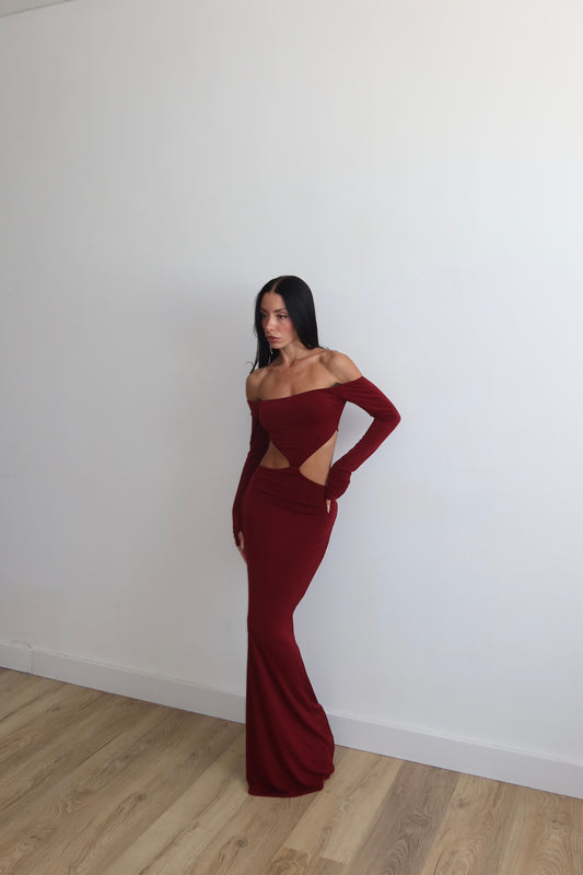 LongDress ILARY bordeaux