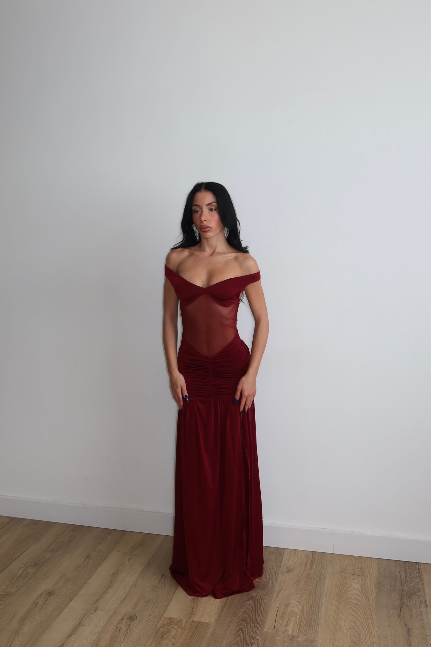 LongDress LEANDRA bordeaux