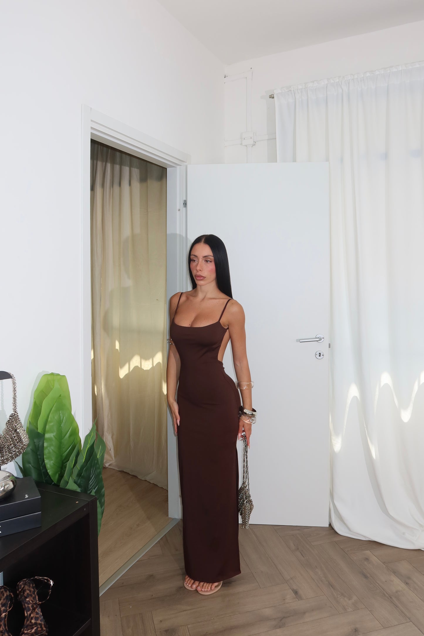 LongDress MIRELA choco