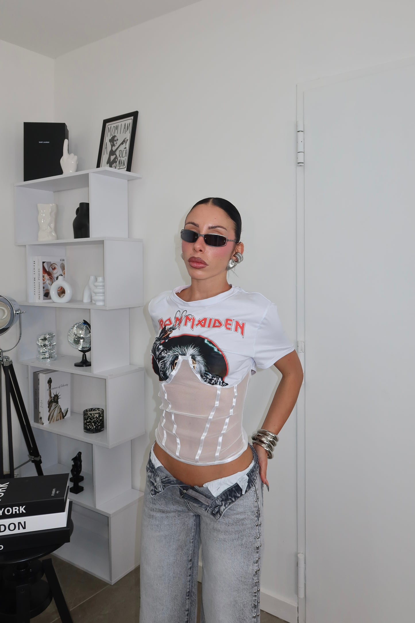 Maglia IRON MAIDEN bianco