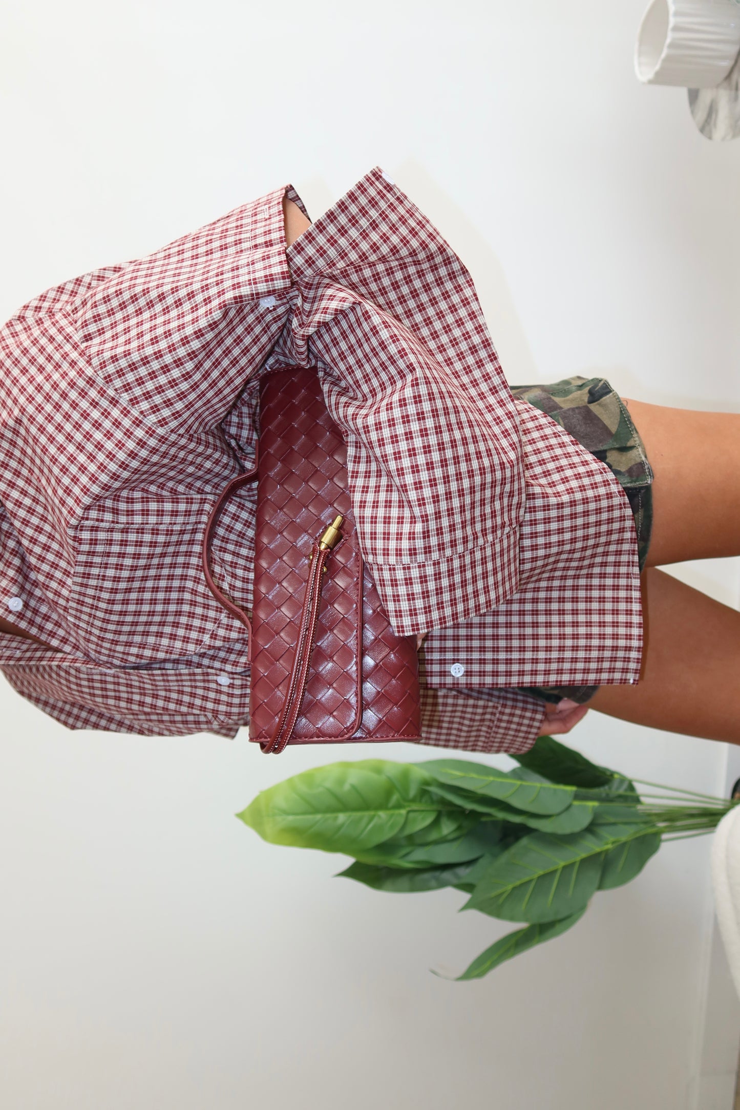 Camicia BUTTONS DOWN bordeaux