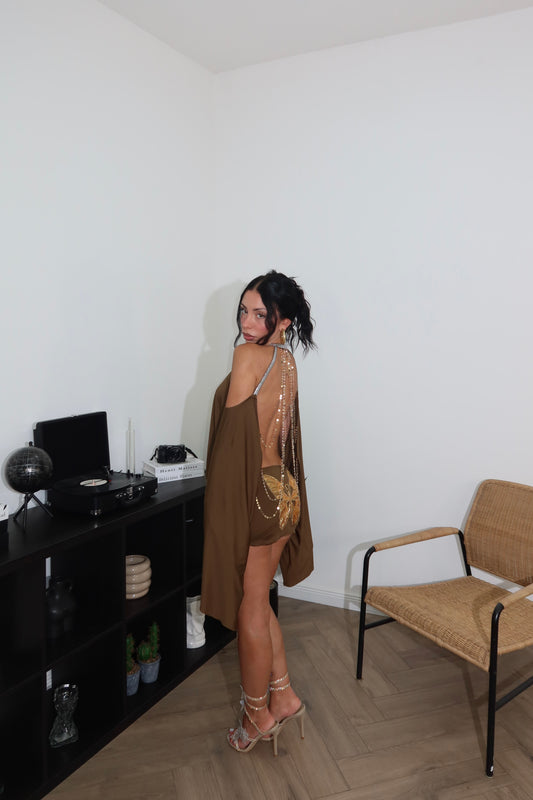 MiniDress RICH GIRL verde