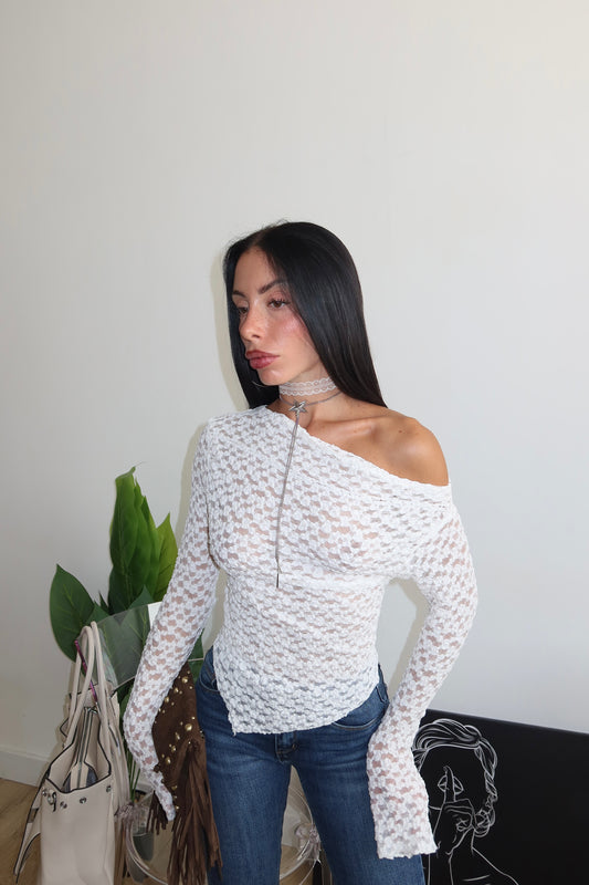 Maglia LOVELY bianco