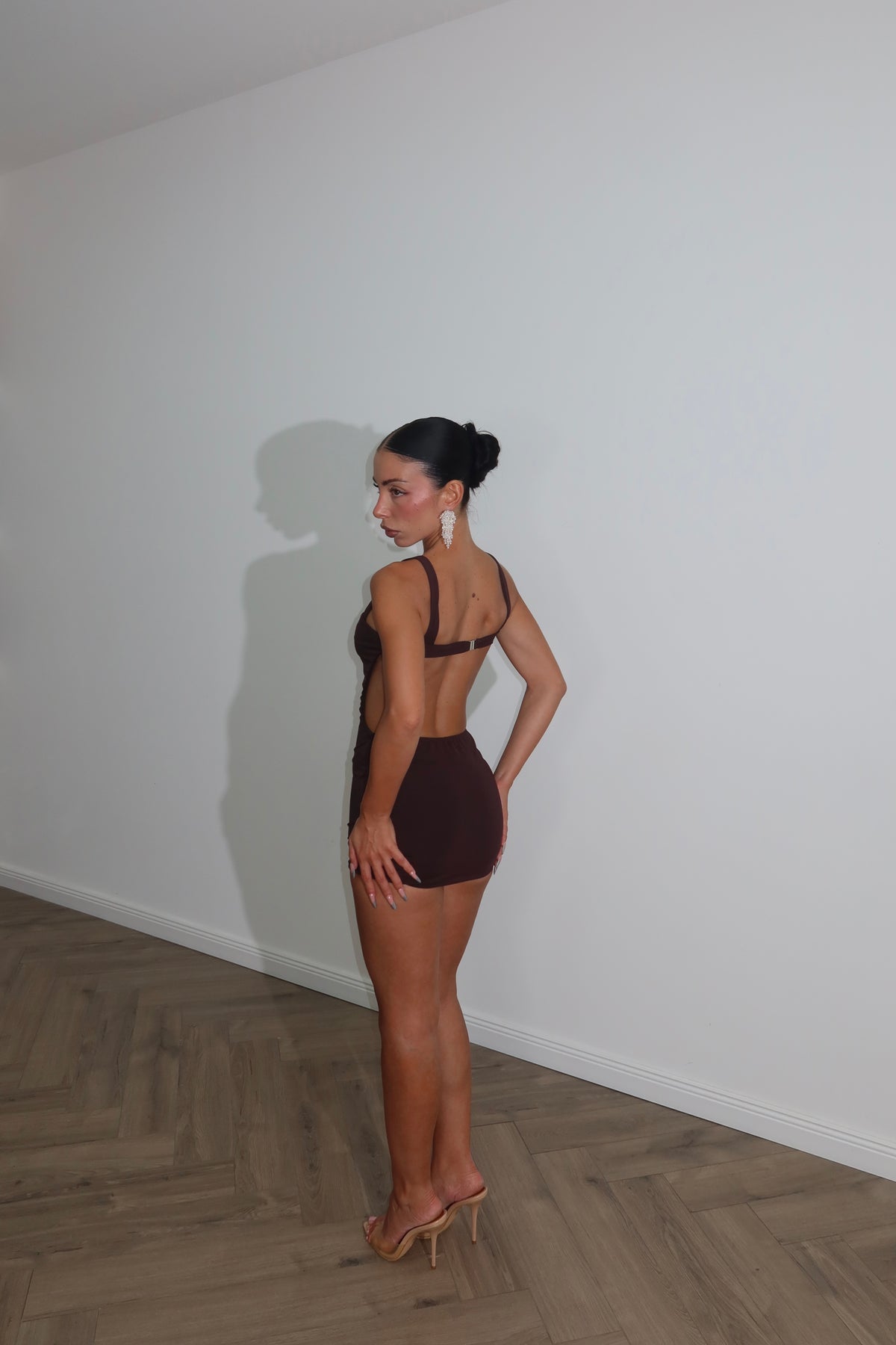 Minidress TOUCH ME choco