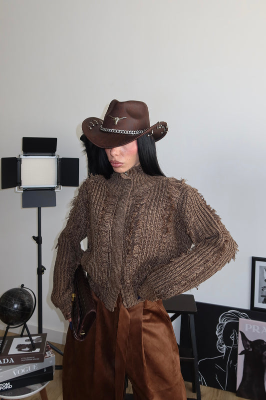 Cardigan BRENNER choco