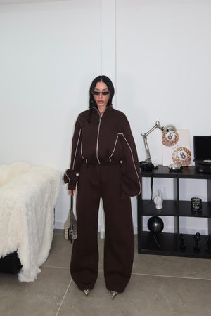 Cordset FINE LINE choco