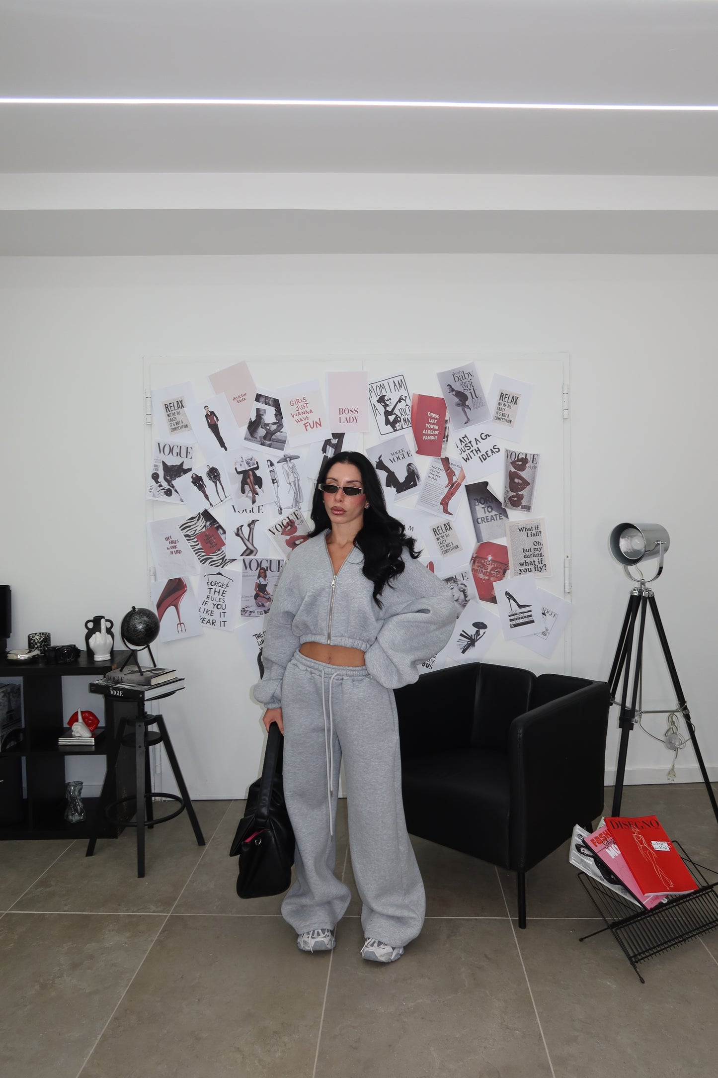 Cordset SPORTSGIRL grigio