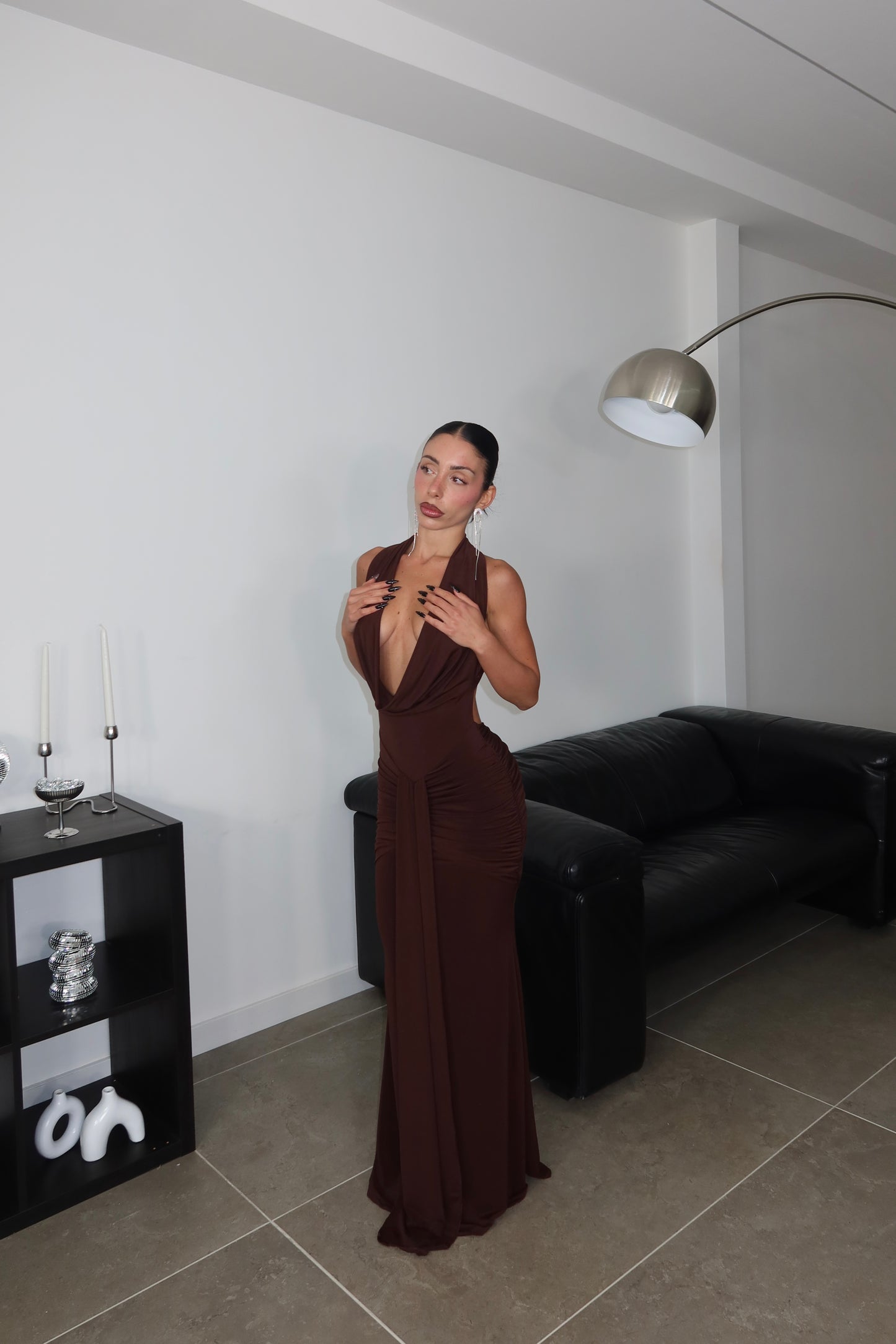 LongDress ALICANTE choco