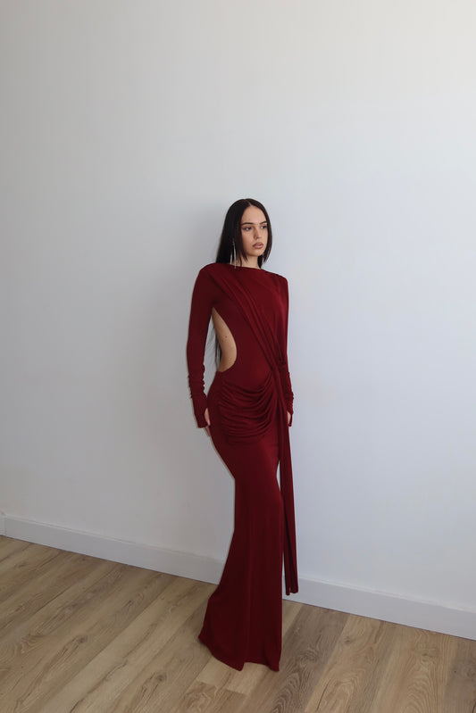 LongDress ROMAN EMPIRE bordeaux