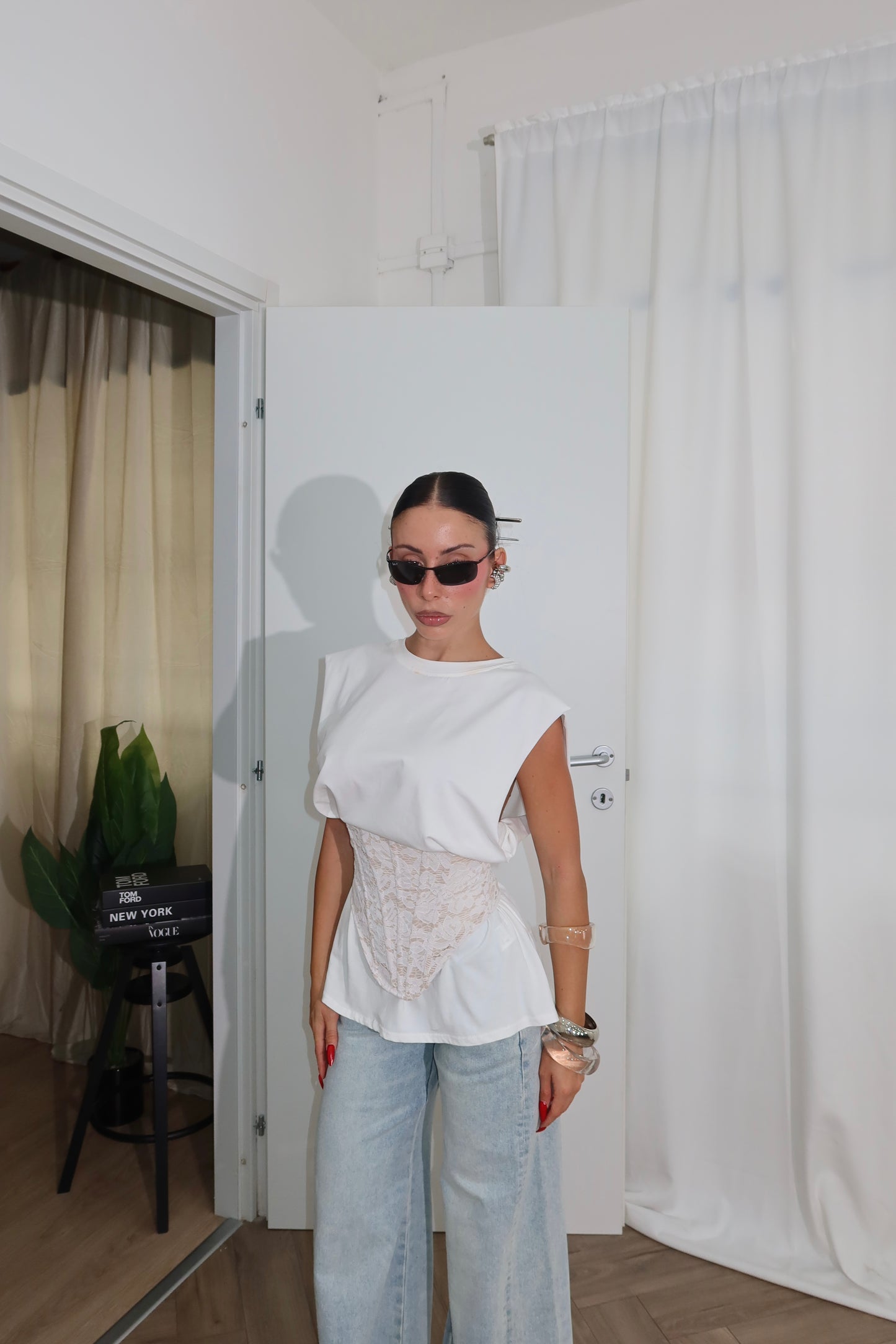 Bustino KAT bianco