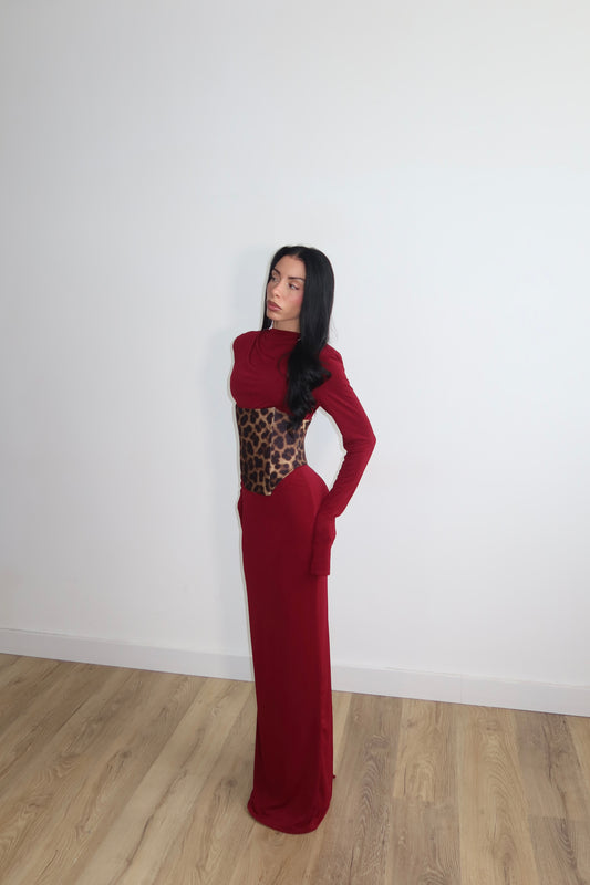 LongDress FIERCE bordeaux