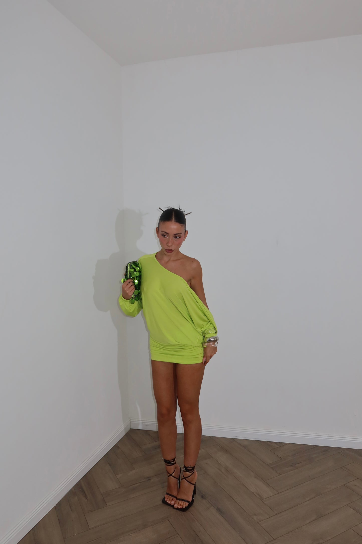 MiniDress MONOSPALLA verde