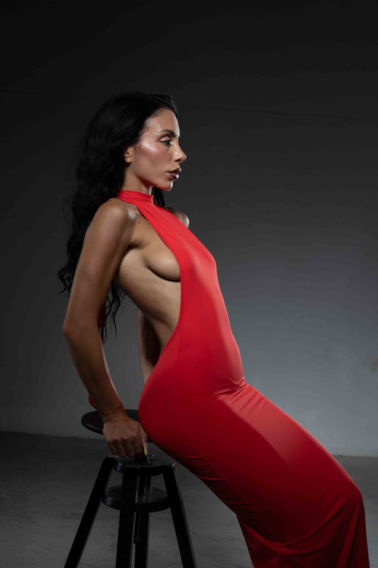 VESTITO UNTOUCHABLE ROSSO