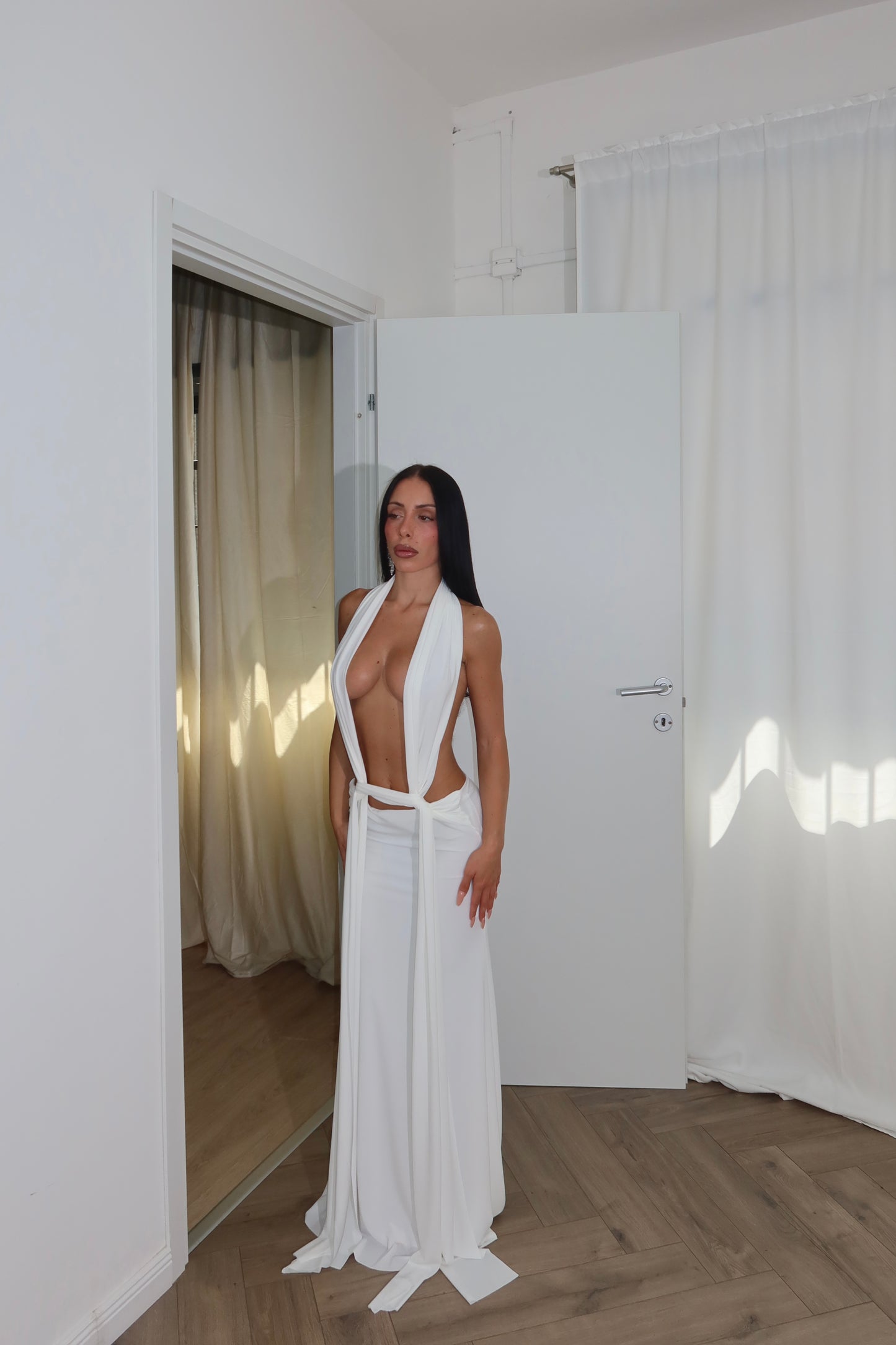 LongDress LOVE bianco