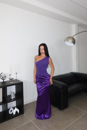 LongDress MET GALA viola