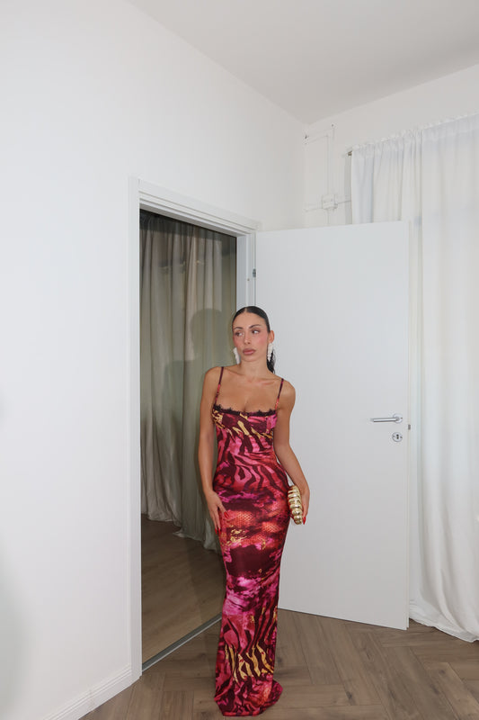 LongDress ACQUAMARINE magenta