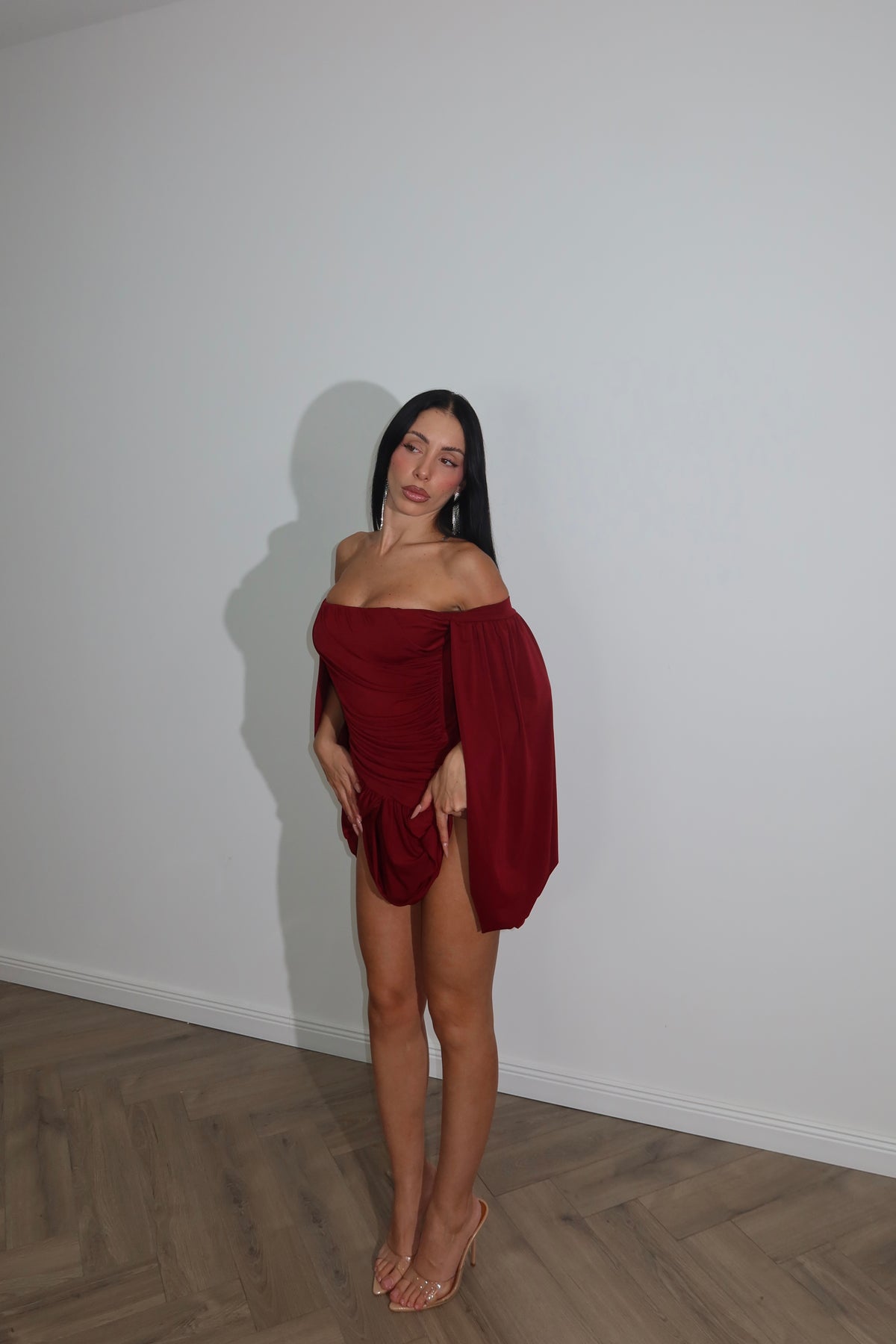 Minidress BAT bordeaux