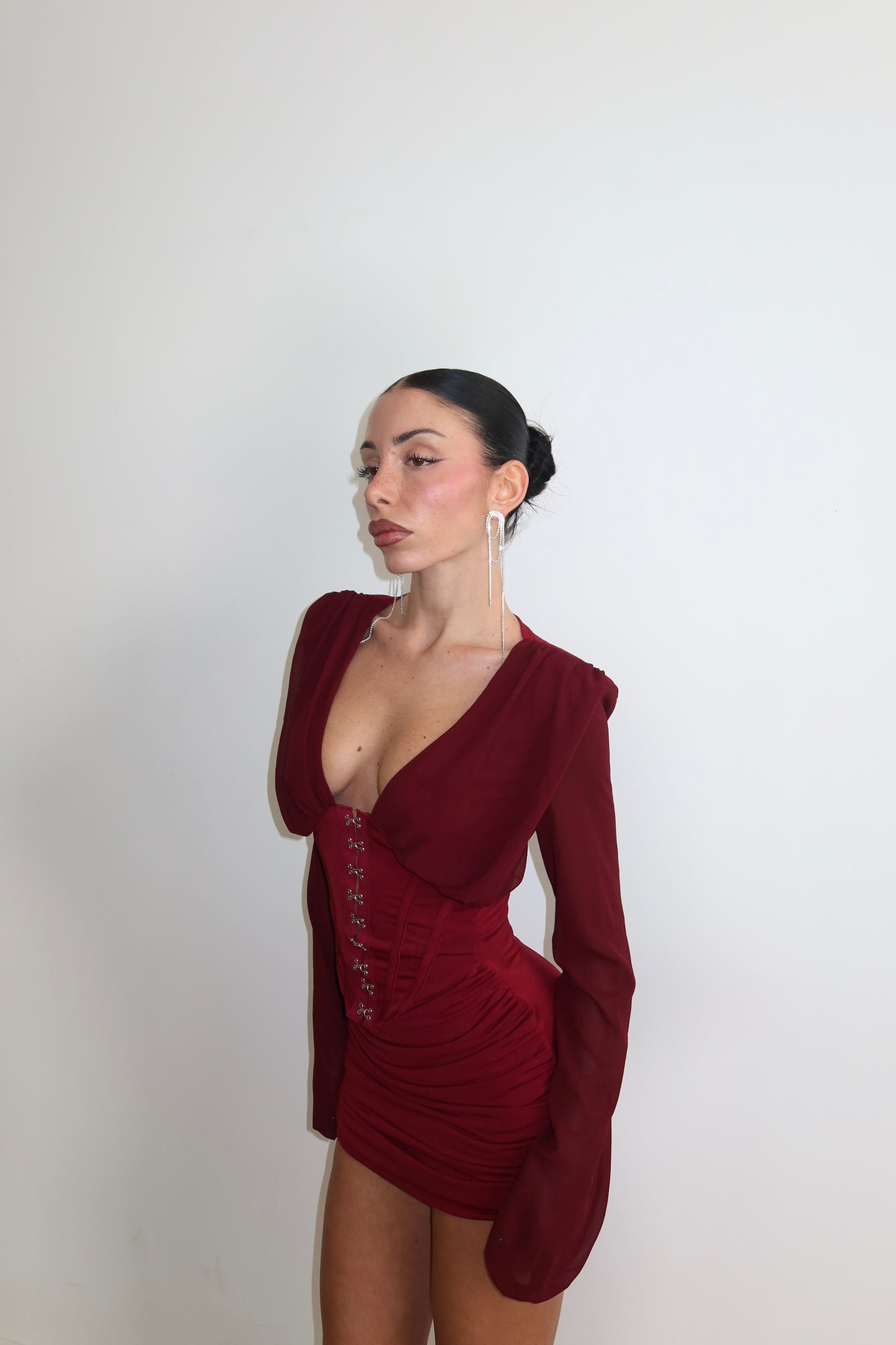 MiniDress MOLLY bordeaux