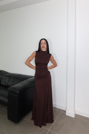 LongDress MARLA choco