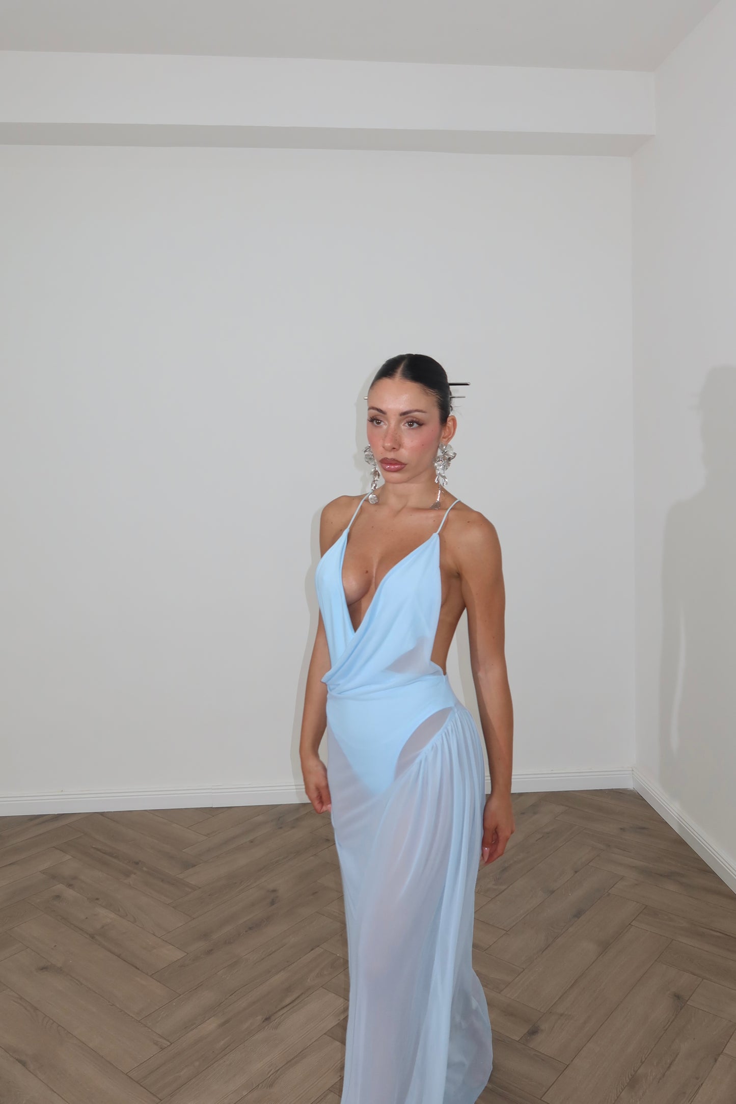 LongDress ARMONIA azzurro