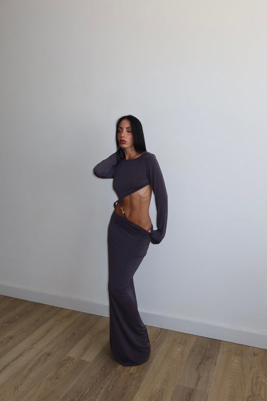 LongDress METAL grigio