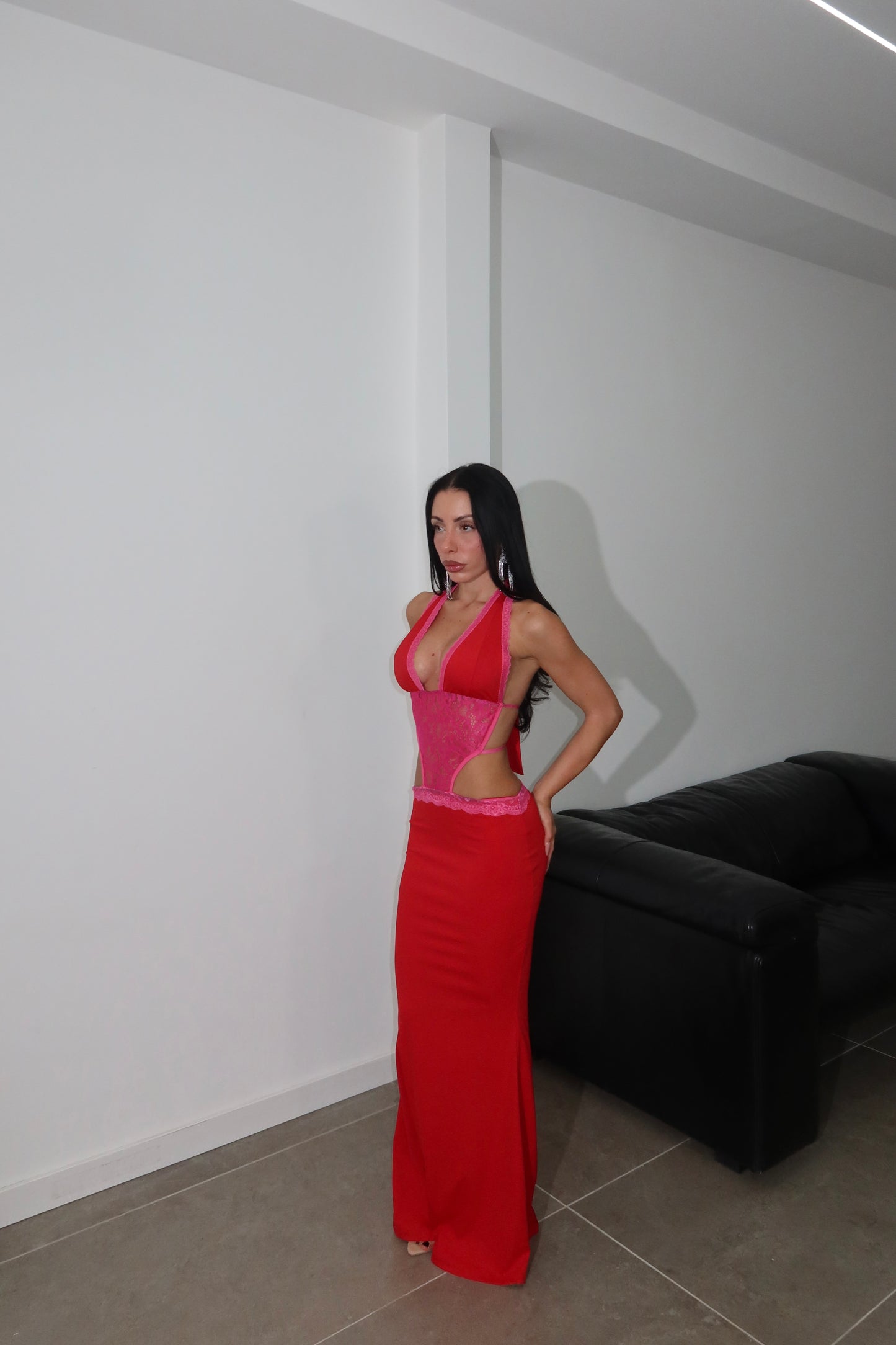LongDress HILARY rosso