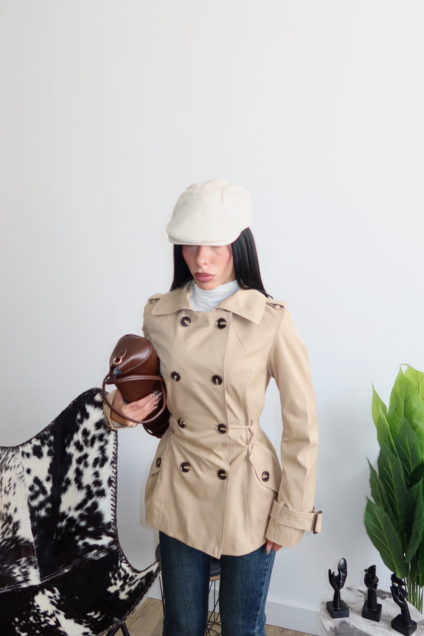 Trench SLIM FIT beige