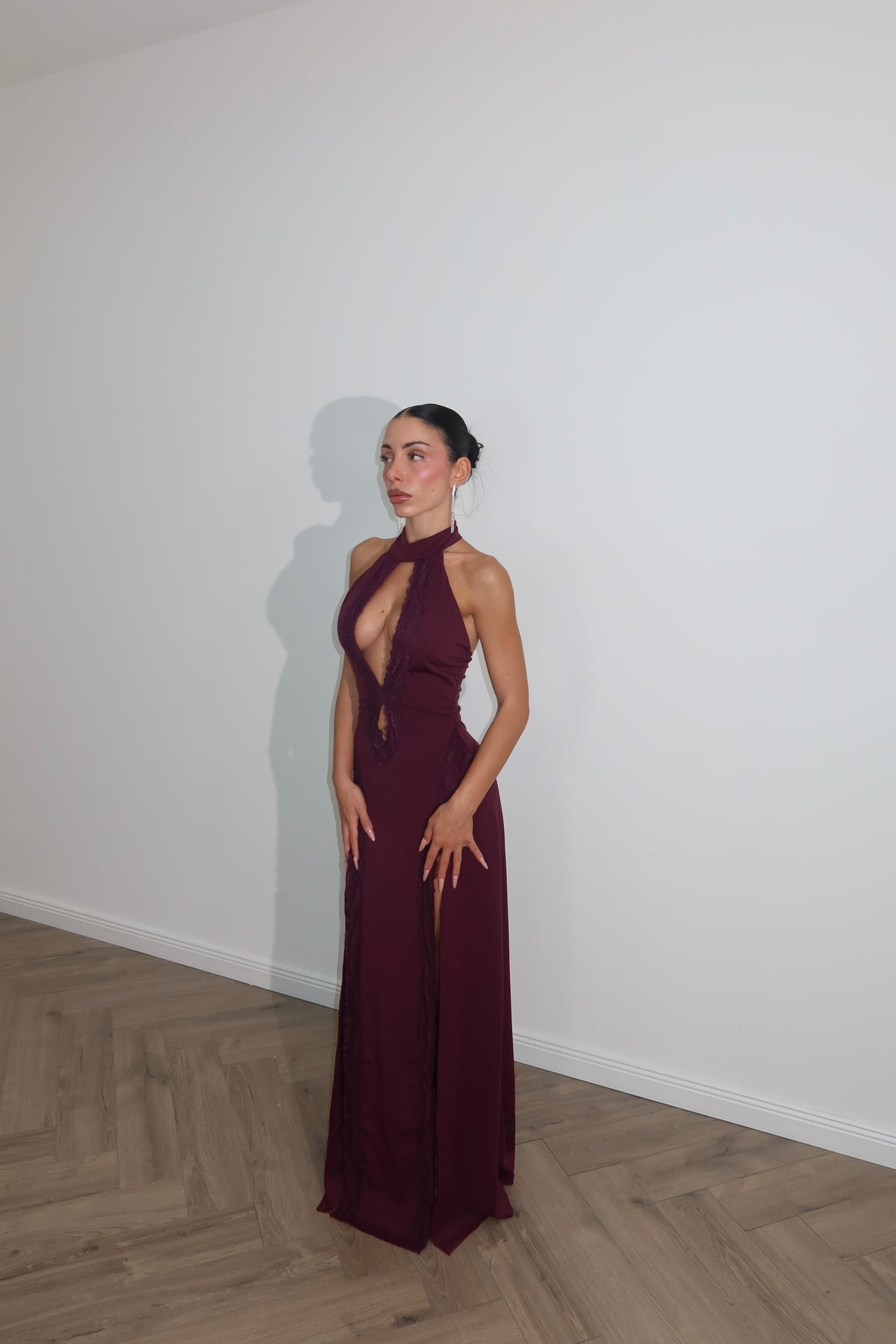 LongDress GREY’S bordeaux
