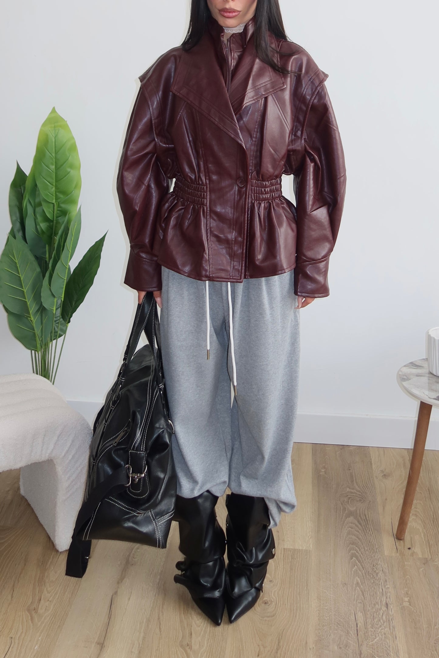 Giacca DRAP bordeaux