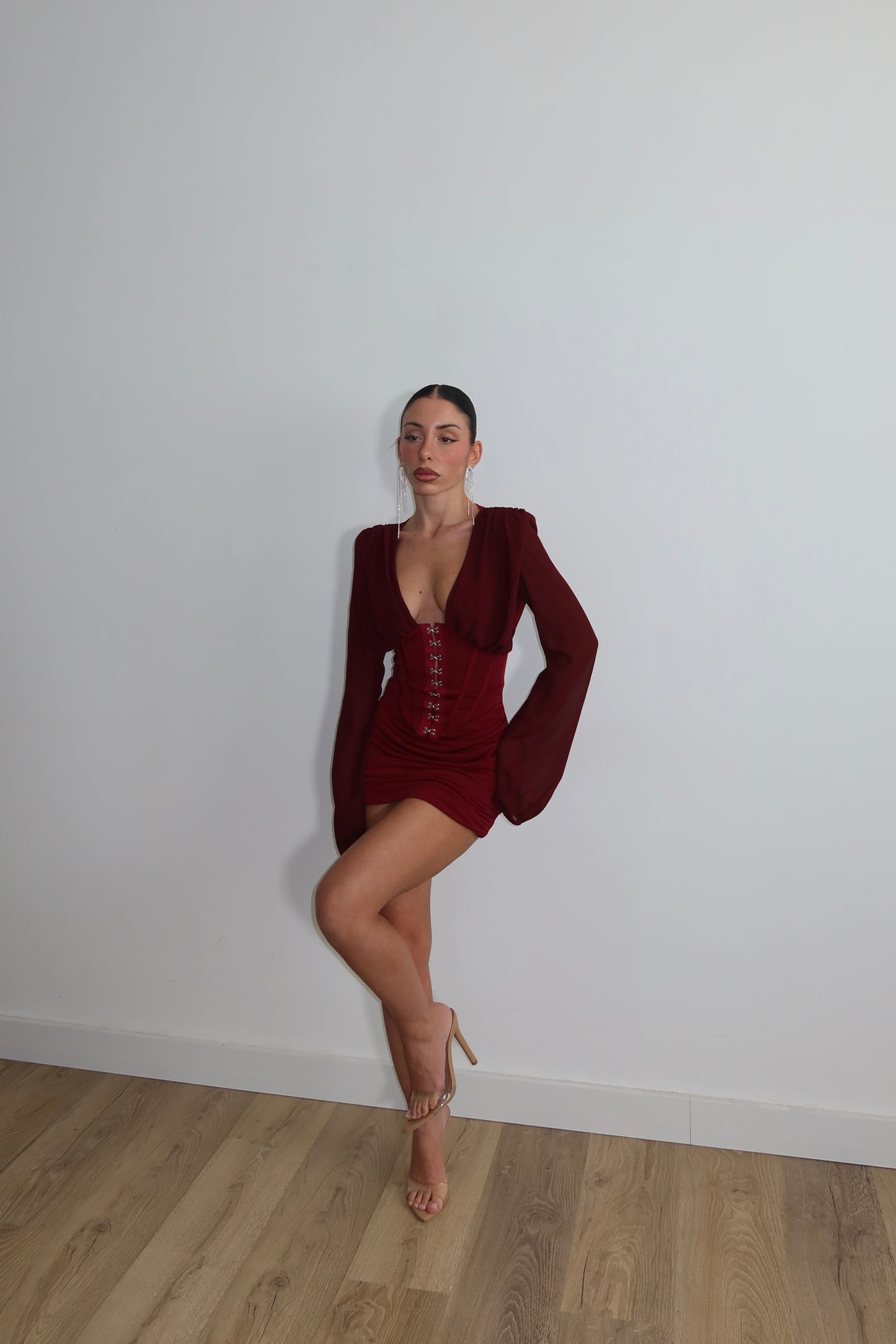 MiniDress MOLLY bordeaux