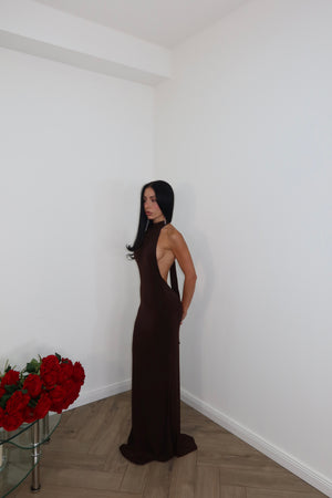 LongDress ANNETTE choco