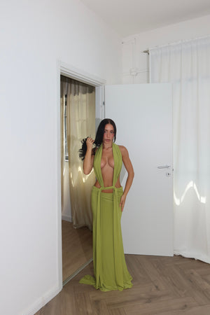 LongDress LOVE verde