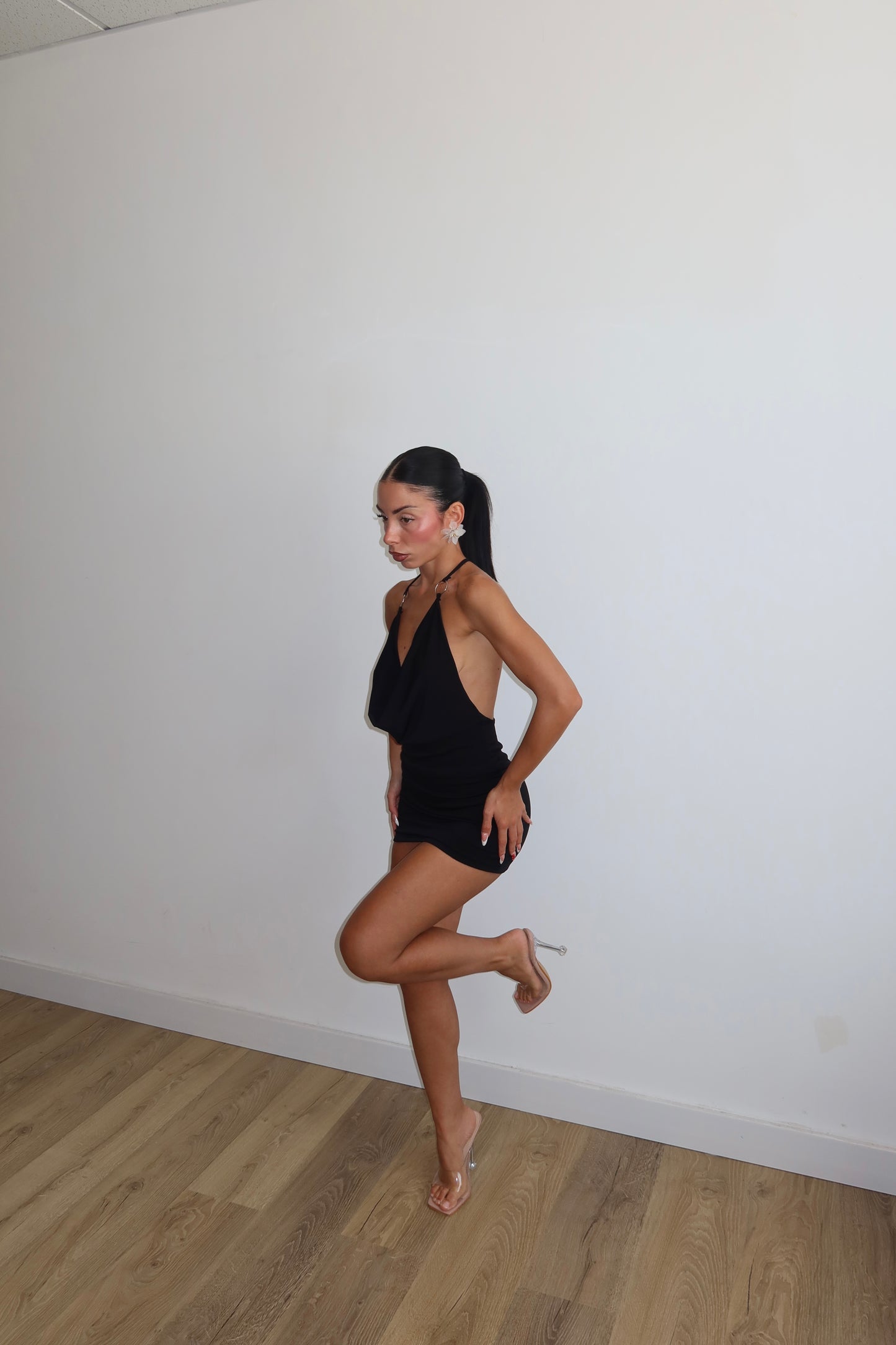MiniDress GRACELYN nero